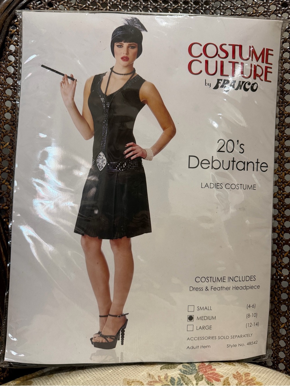 Costume Culture 1920s Flapper Debutante Costume Medium 8-10